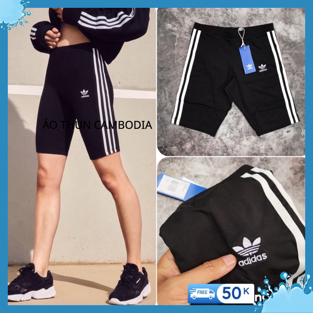 Legging ngố Quần Short Nữ Thể Thao Full Tag Code Trẻ Trung Năng Động Chuẩn Cambodia