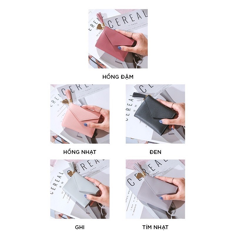 Ví nữ ngắn bì thư siêu hot HY154 | BigBuy360 - bigbuy360.vn