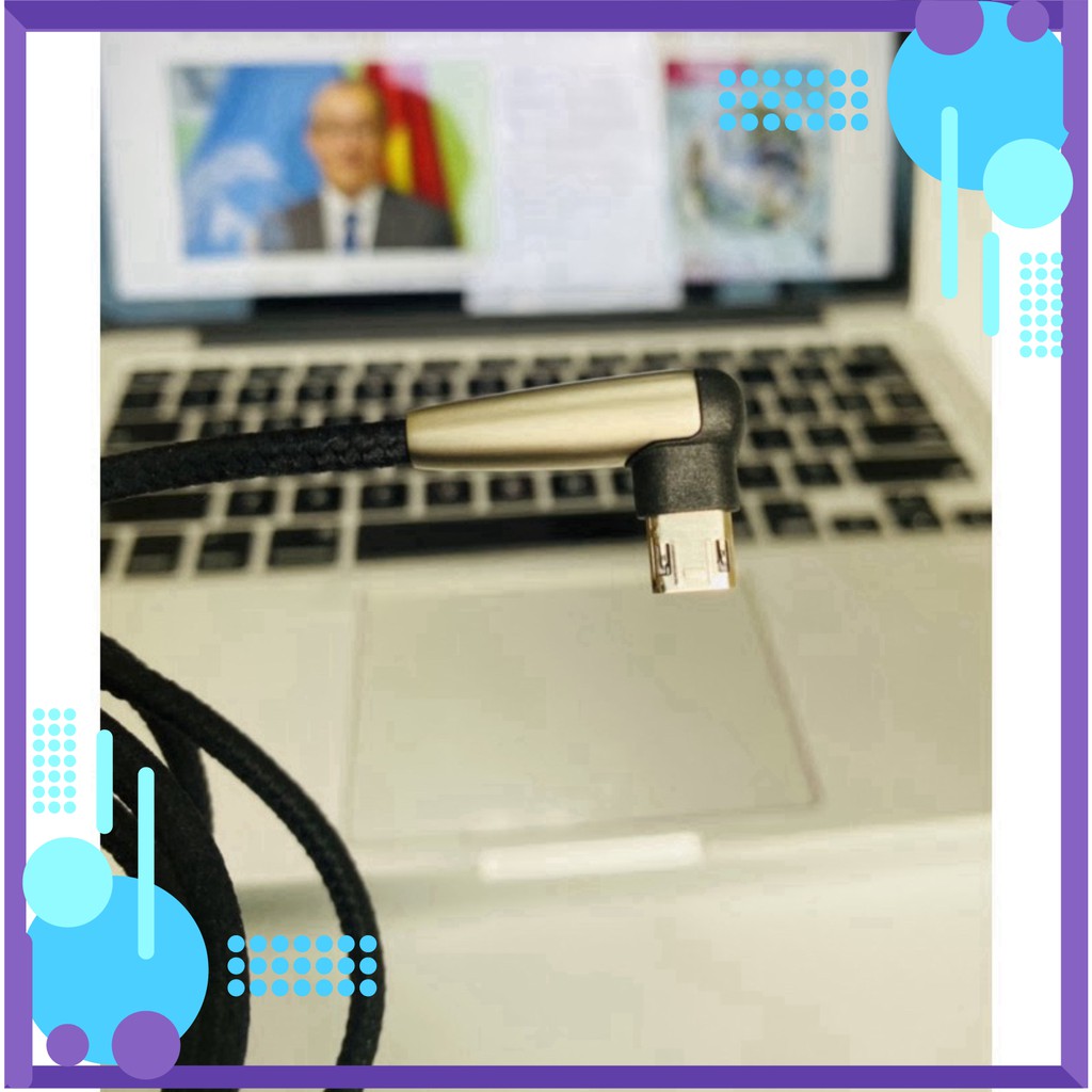 {Khuyến mại khủng 50%}Cáp sạc nhanh và truyền dữ liệu siêu bền Baseus Sharp Bird Micro USB cho Game thủ