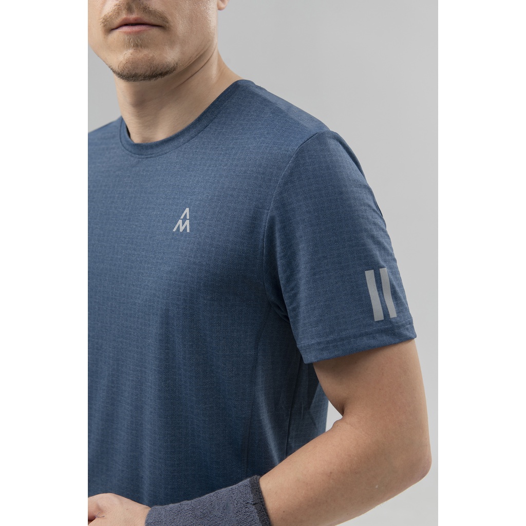 Áo Tshirt Nam Ngắn Tay Cổ Tròn Thoáng Khí, Không Bai Xù, Nhanh Khô, Co Giãn Tốt AM SPORT1 TSM221