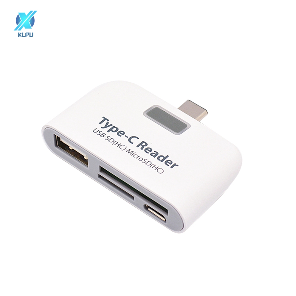 Đầu Đọc Thẻ Nhớ 4 Trong 1 Usb Type-C Cho Macbook Điện Thoại/Máy Tính Bảng | BigBuy360 - bigbuy360.vn