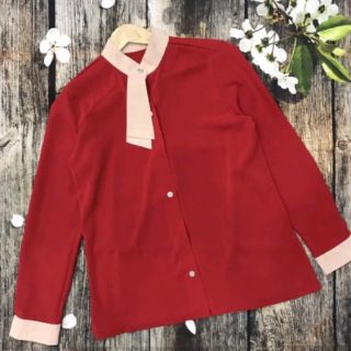 Áo sơ mi kiểu Hàn Quốc thắt cravat