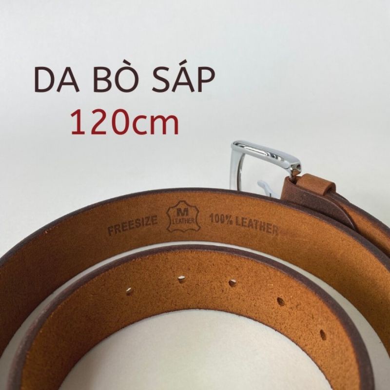 Dây lưng da thật 100% đốt không cháy Leather World LW201