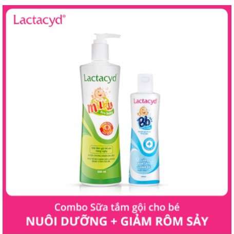 [Chính hãng] Sữa tắm gội hằng ngày cho bé Lactacyd