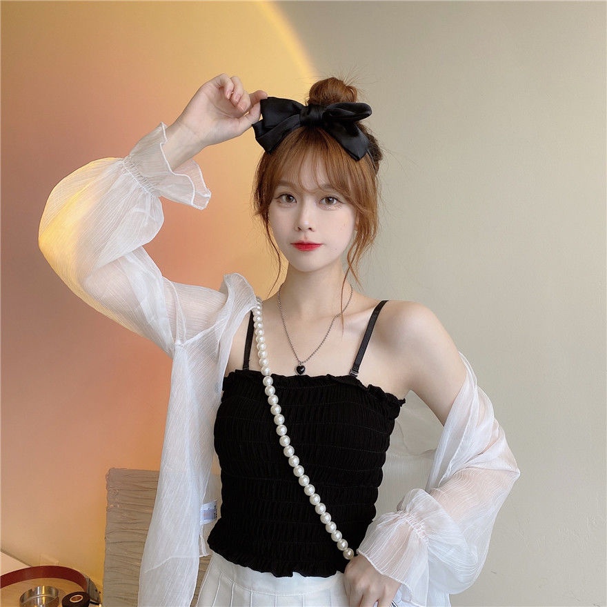 Áo Khoác cardigan Vải Voan Mỏng Chống Nắng Thời Trang Mùa Hè Cho Nữ