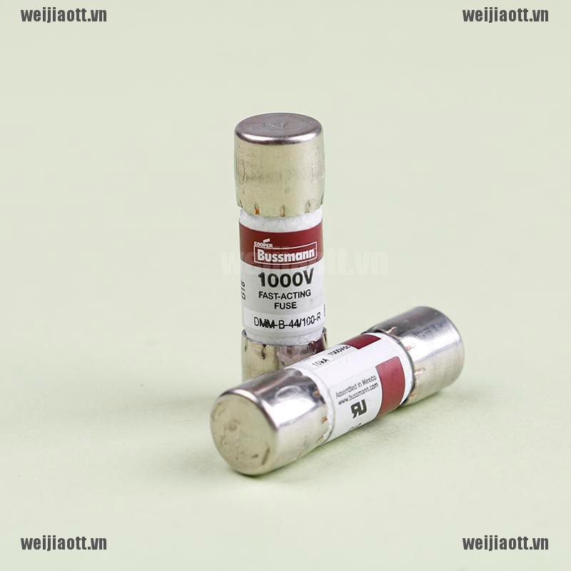 Set 2 Đầu Cầu Chì Đa Năng Dmm-B44/100-R Dmm-34/100R 10x35mm 440ma 1000v