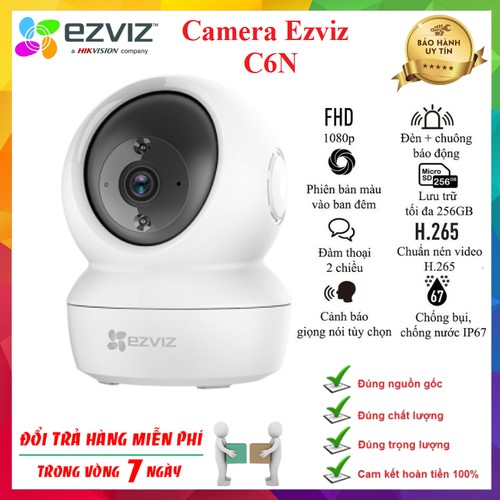 [Chính Hãng] Camera Wifi thông minh EZVIZ C6N 1080P -Bảo Hành 2 Năm [vuapk] | WebRaoVat - webraovat.net.vn