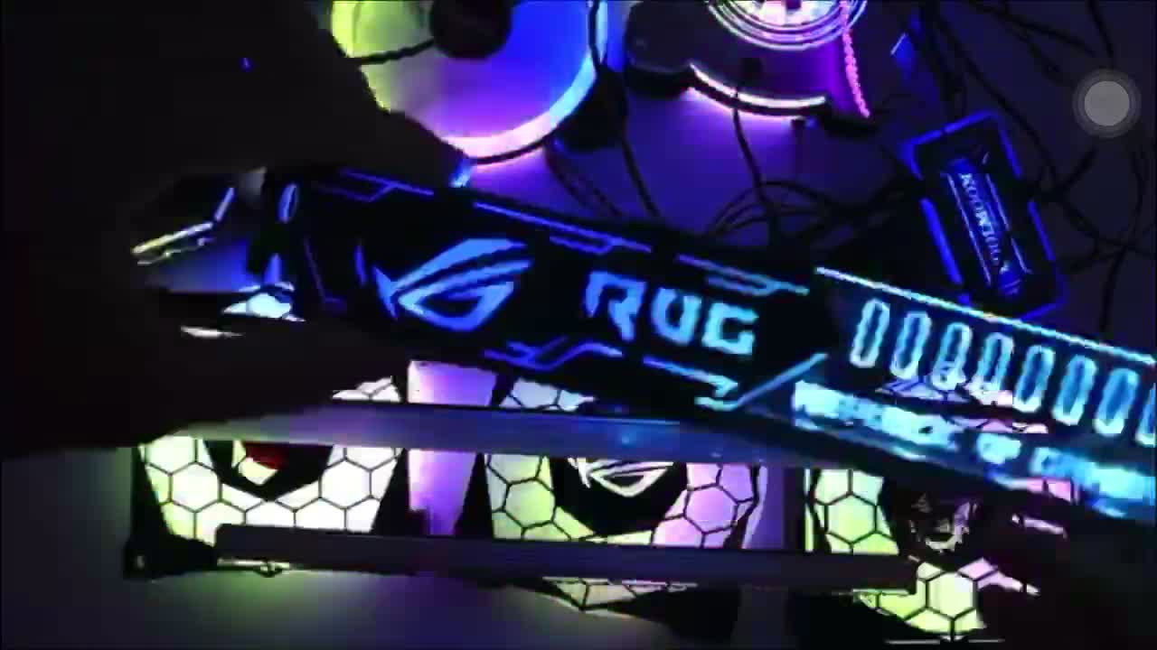 GIÁ ĐỠ VGA COOLMOON LED RGB 25CM SIÊU ĐẸP | BigBuy360 - bigbuy360.vn