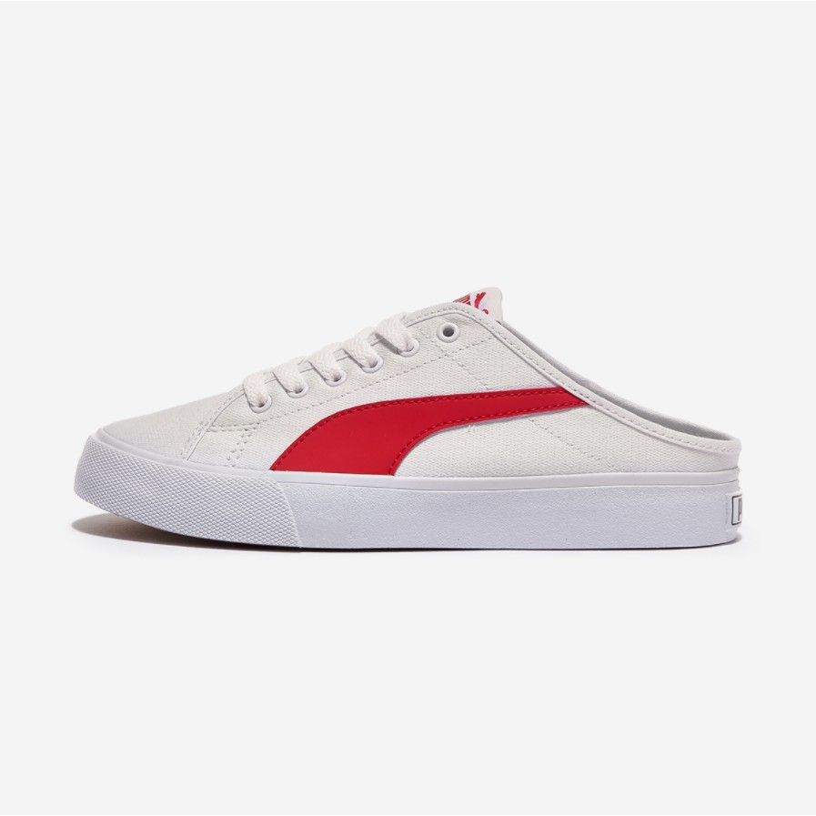 Giày Puma Bari Mule PKI37131805 White-High Risk Red