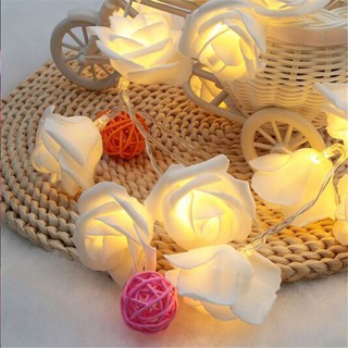 Dây Đèn Led 1m 3m Hình Hoa Hồng Trang Trí Sinh Động