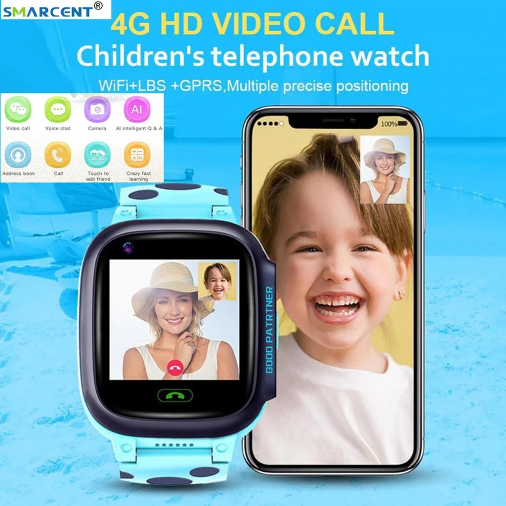 Đồng hồ thông minh Y92 Childre Wifi Định Vị GPS Chống Nước Hỗ Trợ Camera Đồng Hồ Trẻ Em