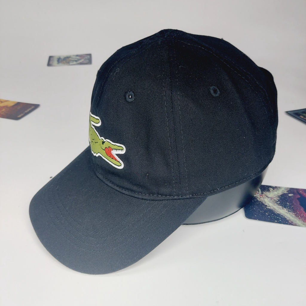 Nón kết lacoss cá sấu thêu full bản không nút đầu cực sang trọng