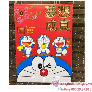 combo 6 bao lì xì hoạt hình doremon  LX7