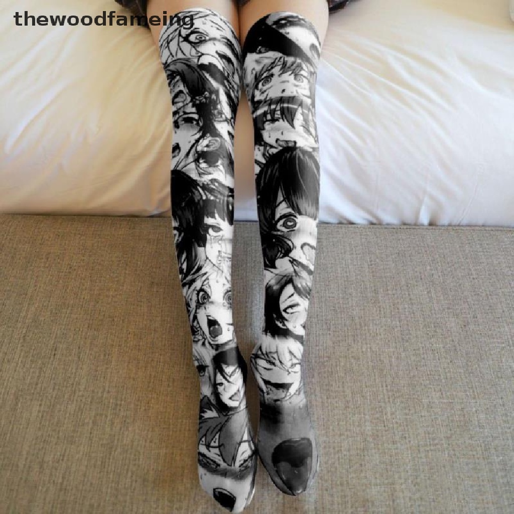 Vớ dài qua gối in hình anime lolita gợi cảm cho nữ