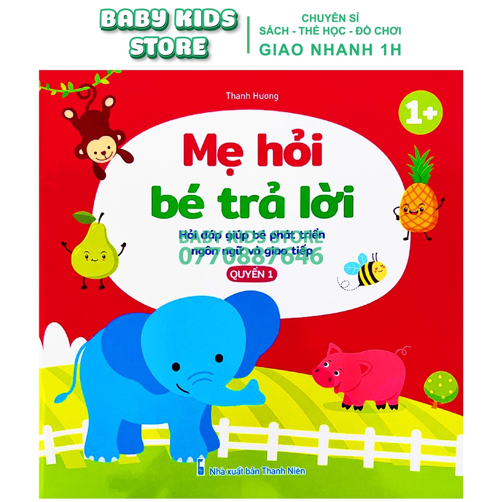 TRỌN BỘ 3 CUỐN " MẸ HỎI BÉ TRẢ LỜI". Bộ quà tặng cho bé