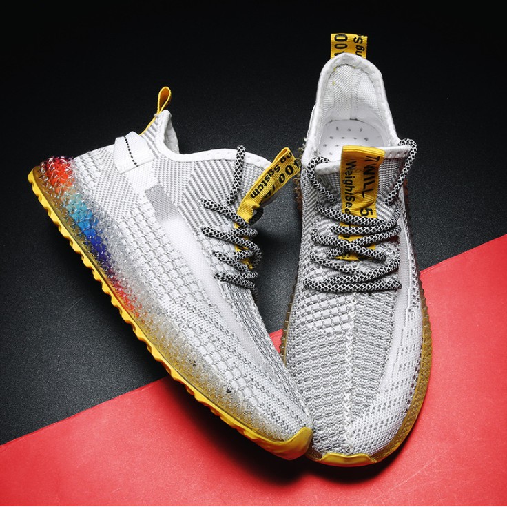 Giày thể thao sneaker nam đế 7 màu D86, phong cách trẻ trung năng động, đế cao su non đi cực êm | BigBuy360 - bigbuy360.vn