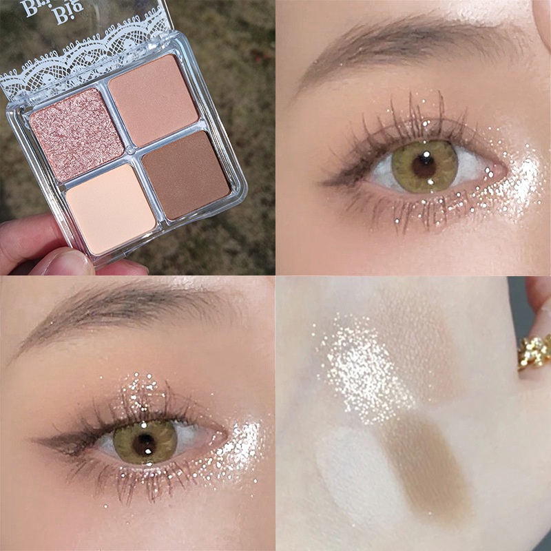 [Hàng mới về] Bảng phấn mắt 4 màu sắc lâu trôi cao cấp