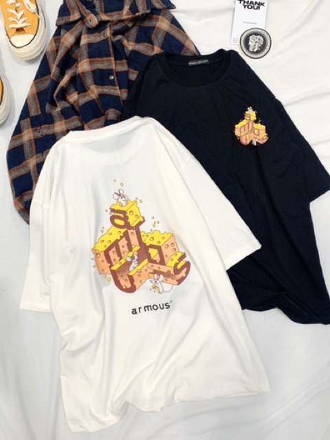 ( SALE 69K ) Áo Thun Tay Lỡ CHEESE Form Unisex | BigBuy360 - bigbuy360.vn