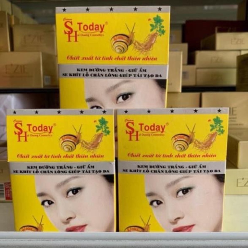 SH Today Kem dưỡng trắng da - Giữ ẩm - Se khít lỗ chân lông - tái tạo da ( 30g )