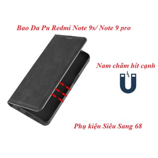 Bao da PU Gấp 2 mặt dành cho dòng ĐT Redmi Note 9s/ Note 9 pro