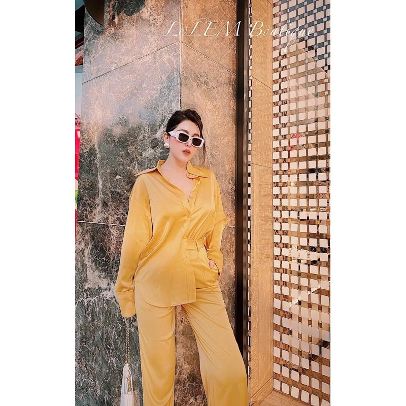 Set lụa trơn mềm mại tôn dáng | BigBuy360 - bigbuy360.vn