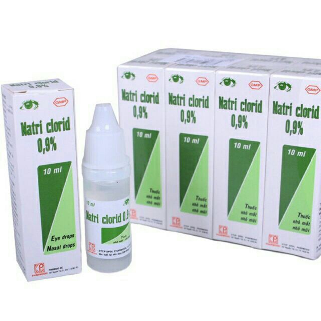 10 lọ Chai Nước Muối Sinh Lý Natri HCM