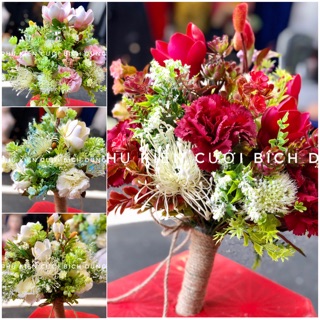 💐💐💐 Hoa cầm tay cô dâu " mẫu mới " - dành cho studio chụp ngoại cảnh hoặc chụp studio.