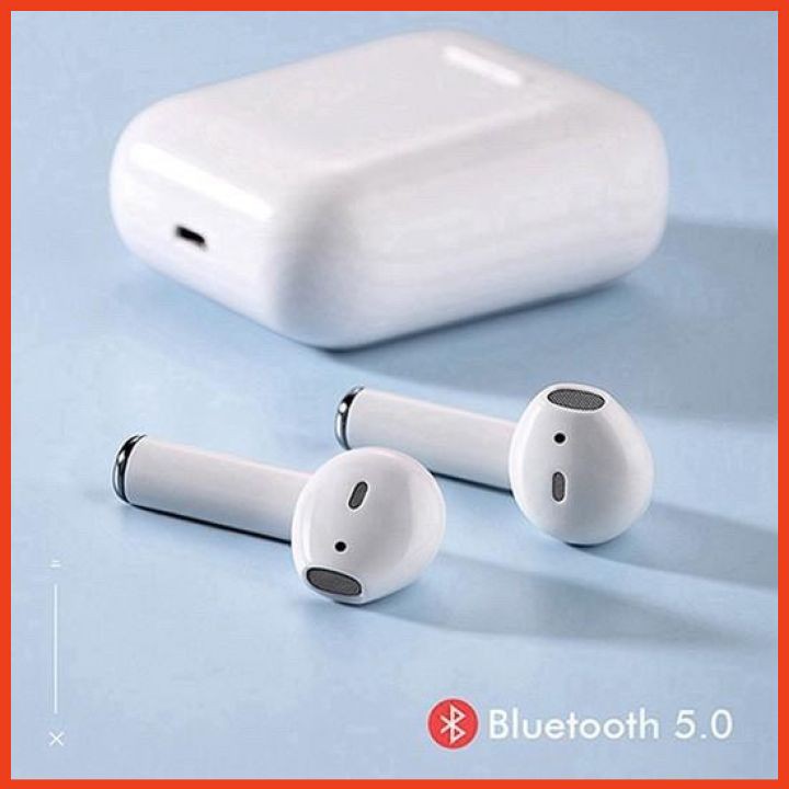 Tai Phone Bluetooth Nghe Nhạc - Đàm Thoại i12 5.0 CAO CẤP Âm Thanh Hay Cảm Ứng Cực Nhạy Tăng Giảm Âm Lượng