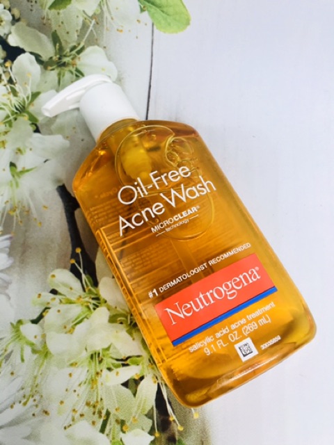 Sữa rửa mặt dành cho da mụn Neutrogena Oil-free Acne wash