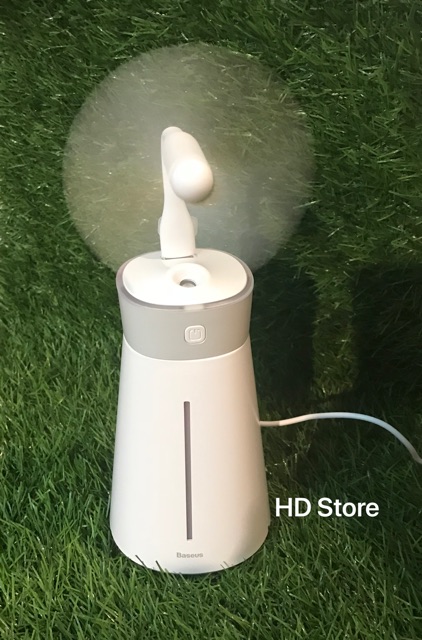 Máy phun sương, tạo ẩm, lọc không khí  380ml (Tặng kèm quạt đèn) Baseus Slim Waist humidifier