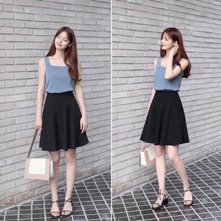 [FREE SHIP - Ảnh thật] Chân váy dạ xoè siêu đẹp