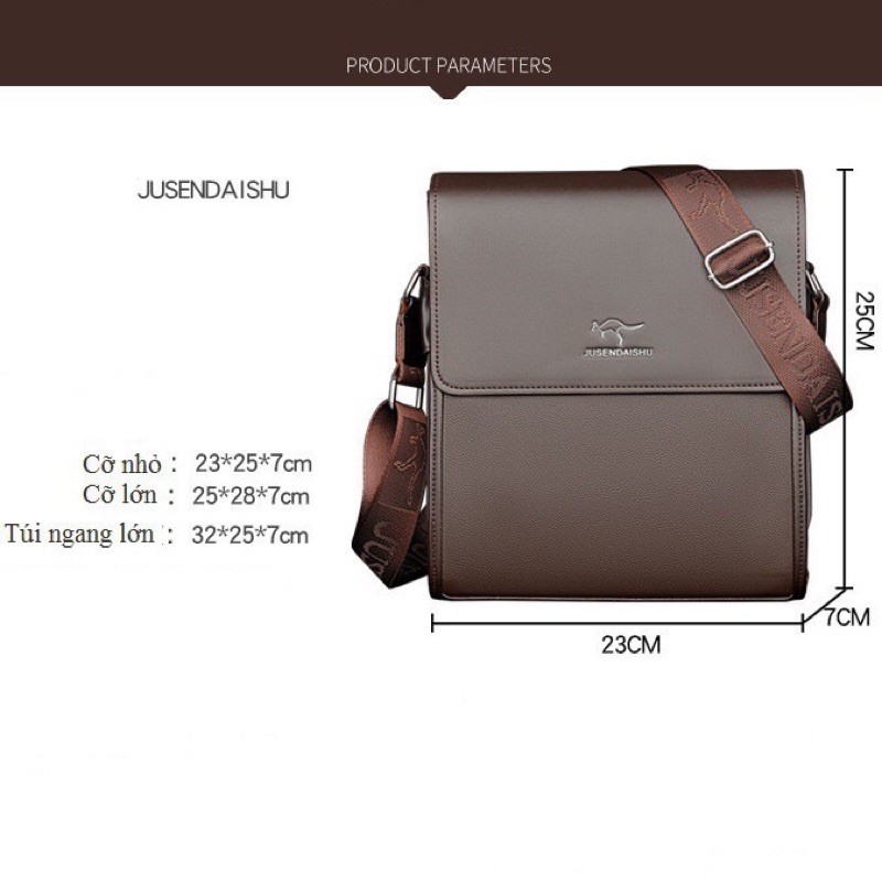 Túi đeo chéo nam da bò công sở T19 hàng đẹp