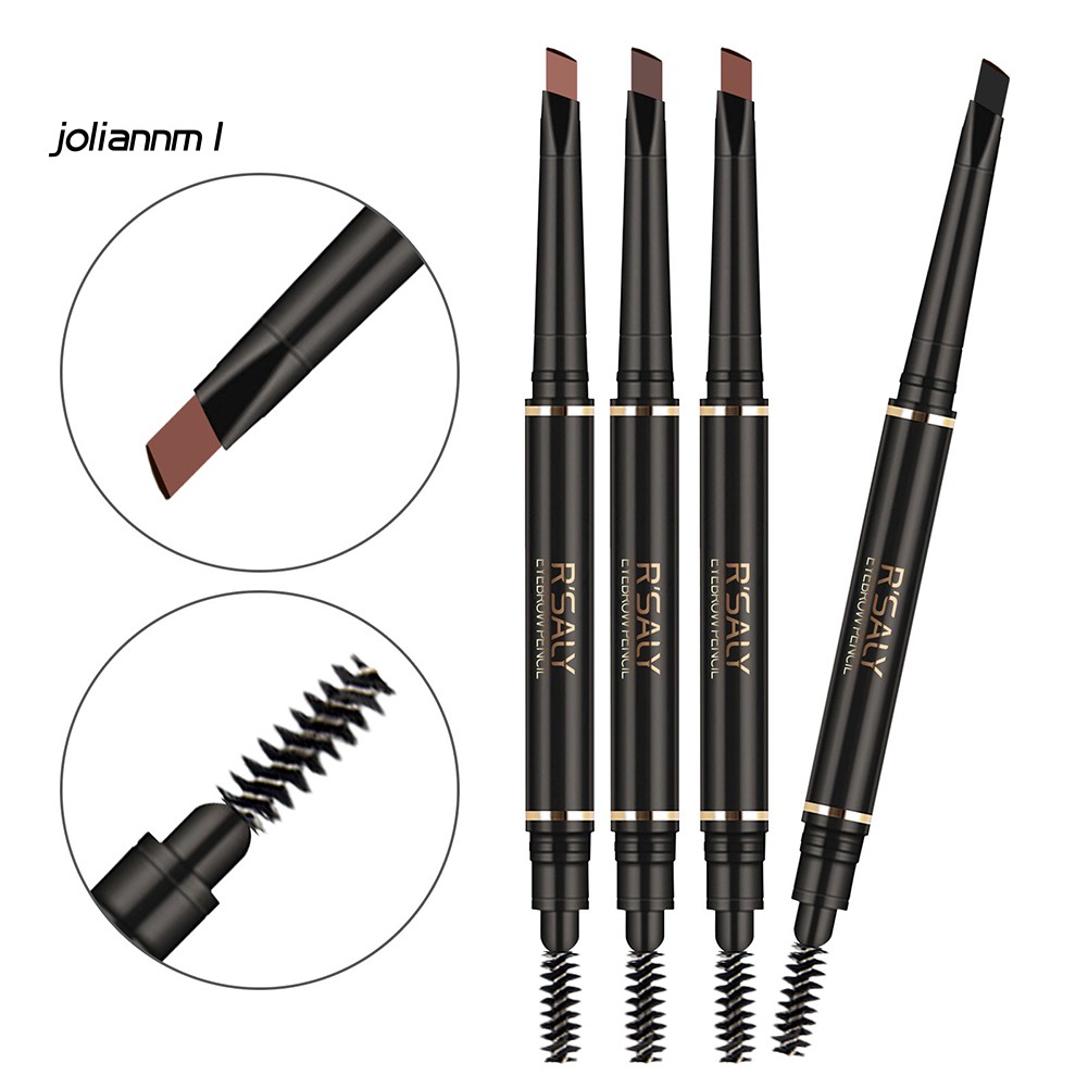 [Hàng mới về] Bút kẻ lông mày có cọ tích hợp hai đầu chống nhòe thiết kế xoay tự động | BigBuy360 - bigbuy360.vn