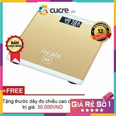 Cân Sức Khỏe Điện Tử Iscale 180kg Xịn Tặng Kèm Pin AAA