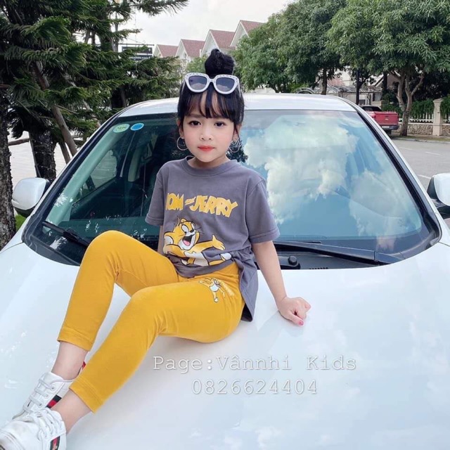 Bộ Tom quần dài siêu xinh, đẹp cho bé gái