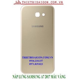 VỎ SAU SAMSUNG A7 2017 MÀU VÀNG