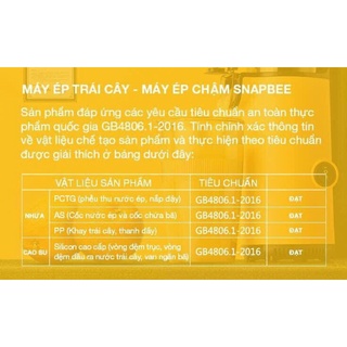 Máy Ép Chậm SNAPBEE