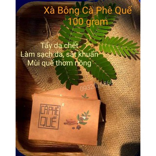 Xà bông sinh dược cà phê quế tẩy da chết 100gr