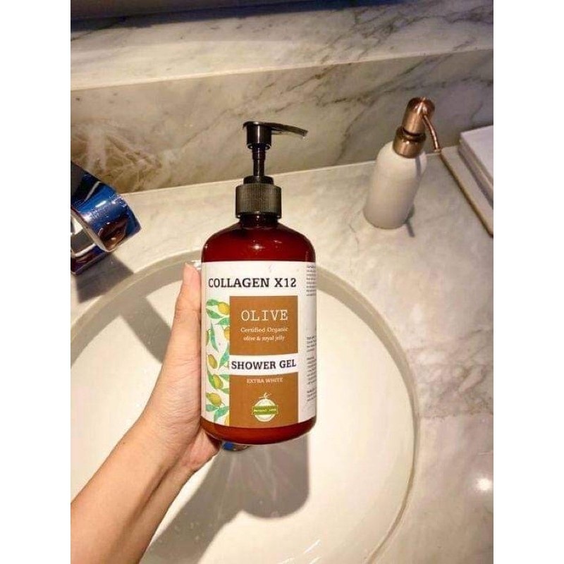 SỮA TẮM THẢI ĐỘC TRẮNG DA COLLAGEN x12 500ml