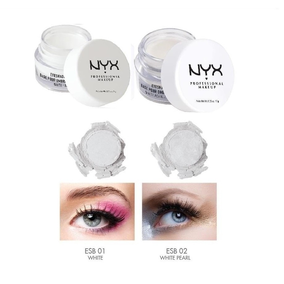 KEM LÓT MẮT NYX EYESHADOW BASE WHITE PEARL | BigBuy360 - bigbuy360.vn