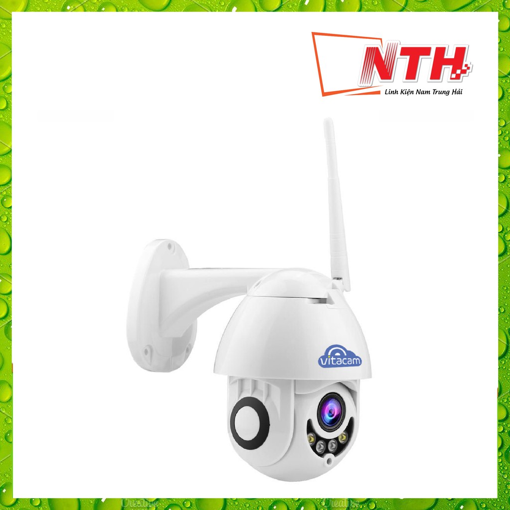 CAMERA NGOÀI TRỜI VITACAM DZ1080S PRO / Dz3000 pro xoay 350 độ, đàm thoại 2 chiều, chống lóa ,chống nước chuẩn IP68