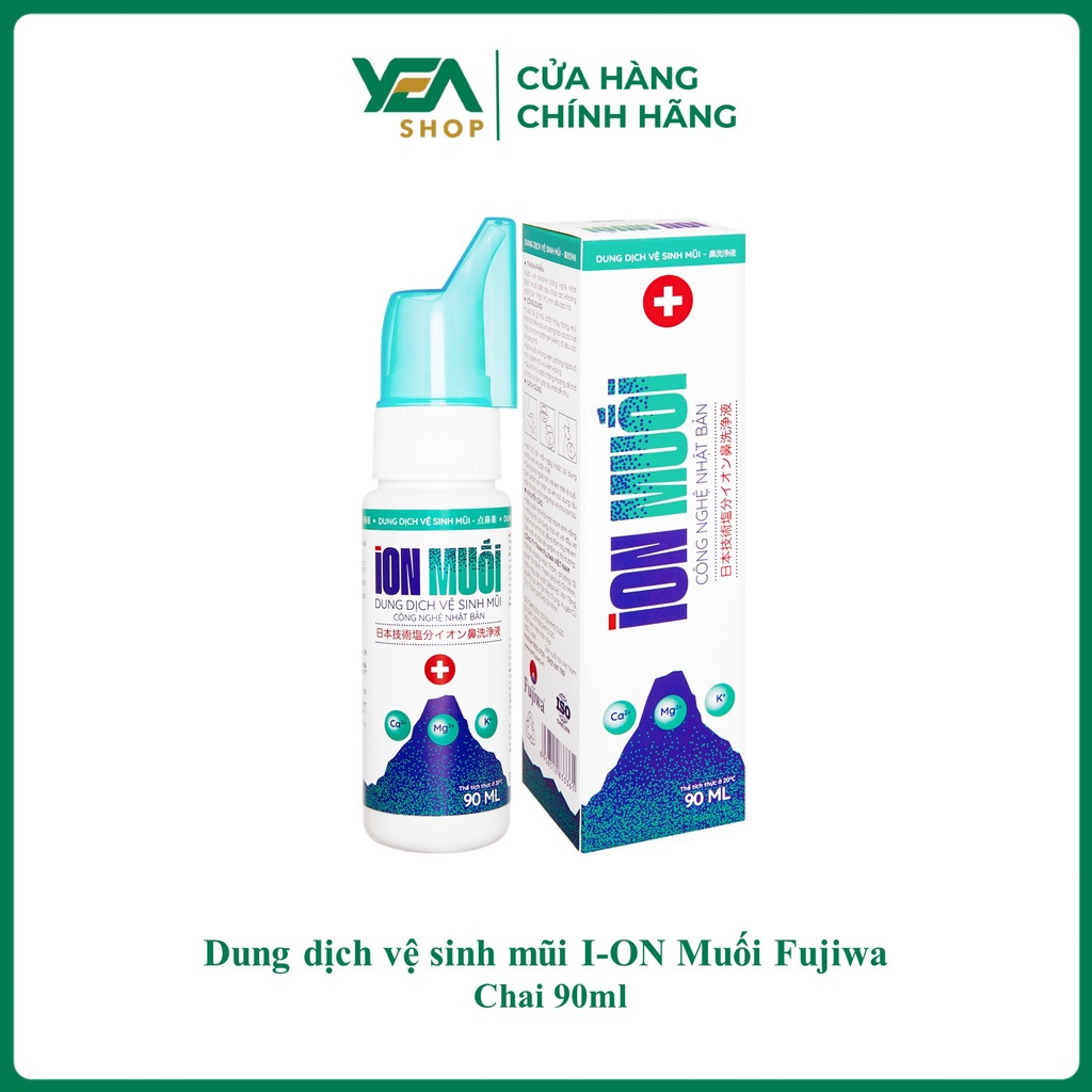 Dung dịch vệ sinh mũi - xịt mũi ion muối Fujiwa (90ml) (Thùng 12 chai) - [Yea Shop]