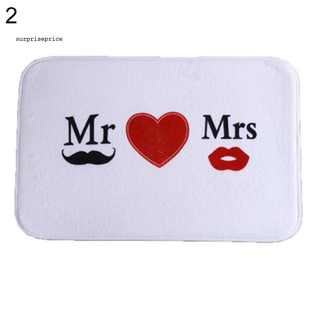 Thảm lót sàn chùi chân chống trượt in họa tiết động vật hoạt hình đáng yêu