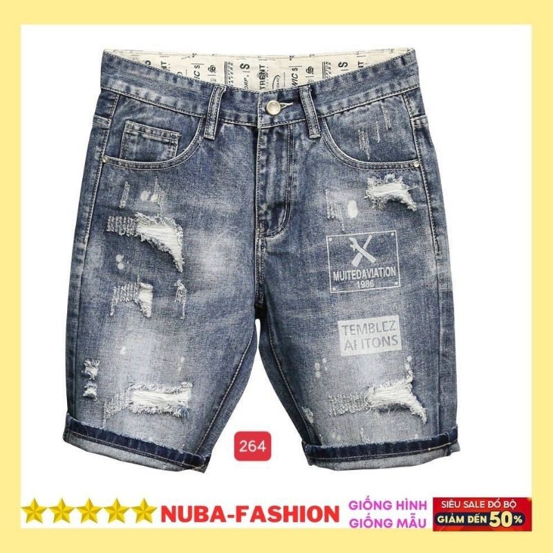 Quần short jean nam mẫu mới đẹp giá,quần bò TCS 264 | BigBuy360 - bigbuy360.vn