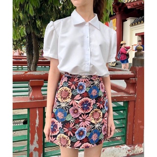 JANET STUDIO • (SALE 20%) Áo sơ mi tay phồng