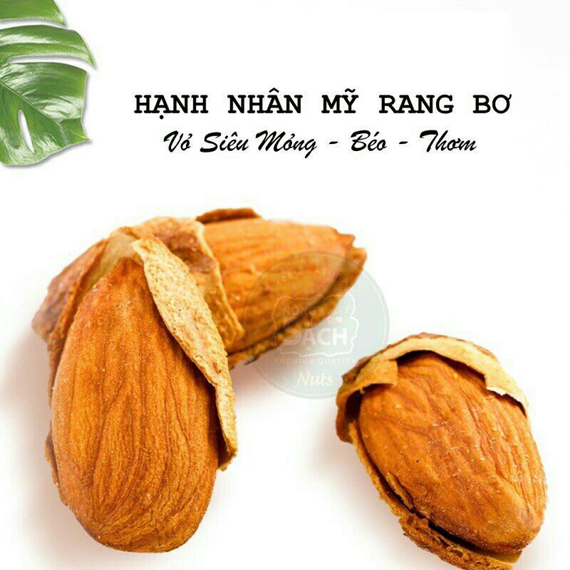 500g HẠT HẠNH NHÂn RANG BƠ