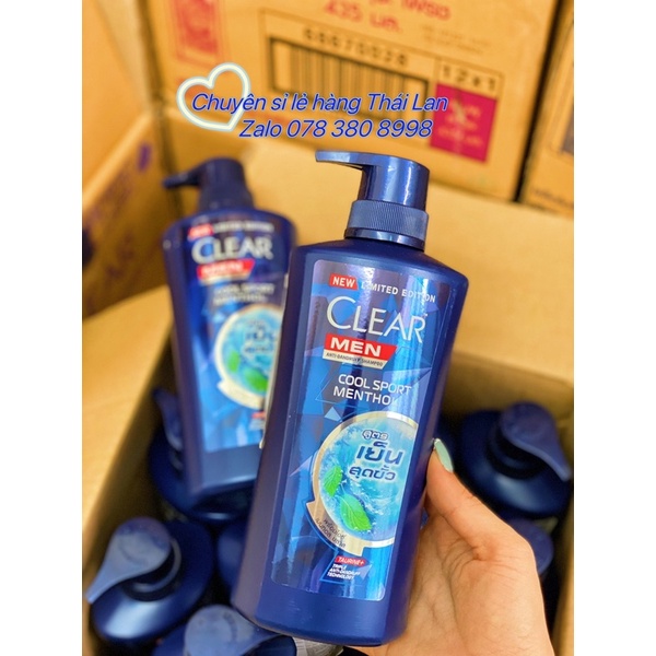 DẦU GỘI CLEAR THÁI 480ml