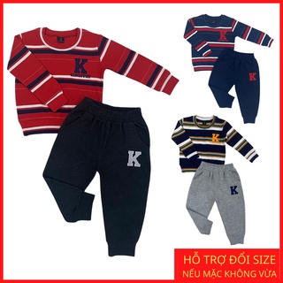 Bộ đồ bé trai, đồ bộ thu đông bé trai,cho bé từ 3-10 tuổi