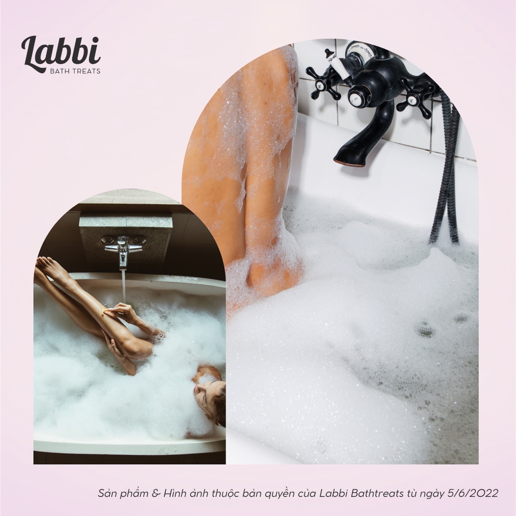 Bánh siêu tạo bọt bồn tắm MATCHY FLOWER [Labbi] Bubble Bar