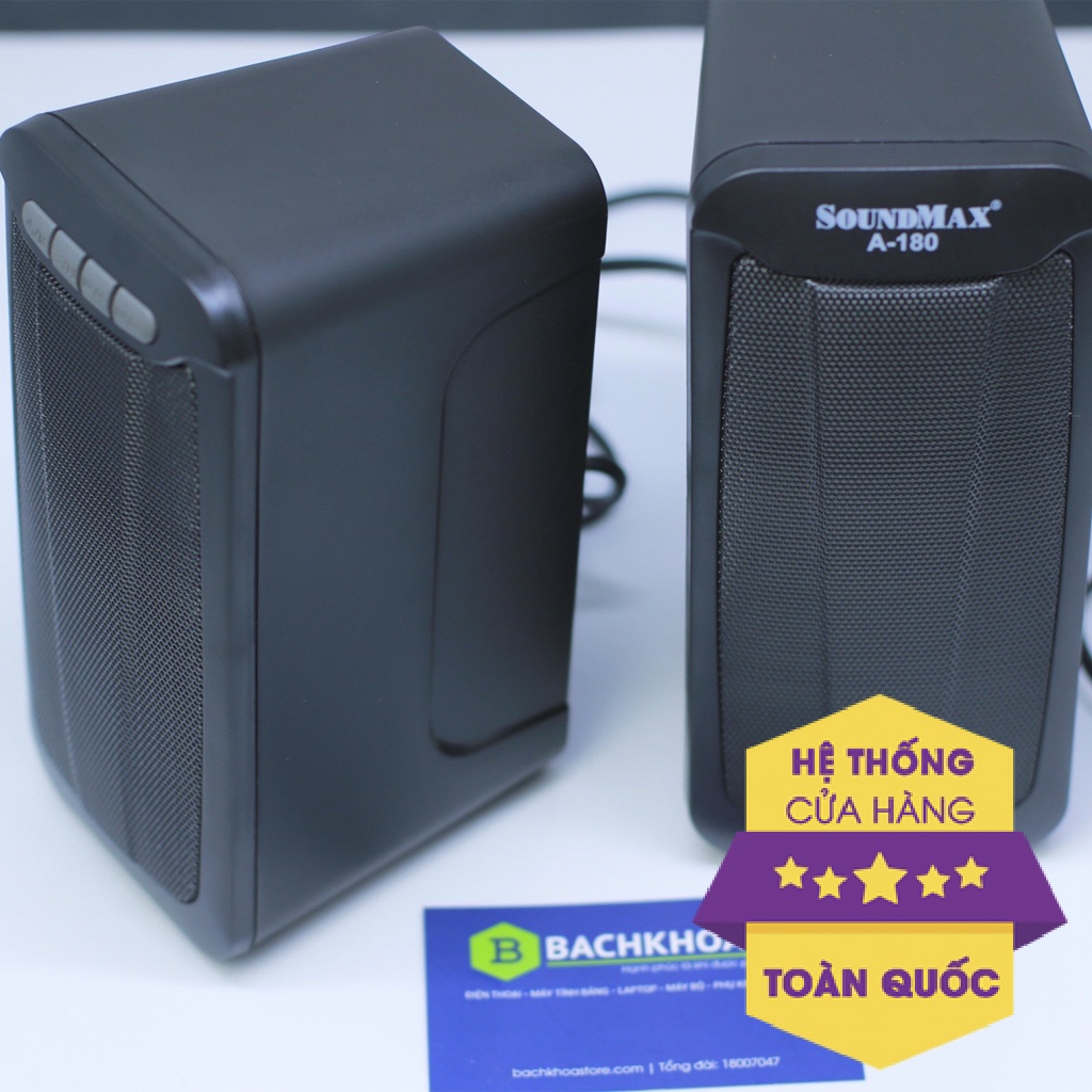 Loa Máy Vi Tính Soundmax A180 Loa Laptop Nghe Nhạc Loa Âm Thanh Để Bàn Có Dây và Bluetooth